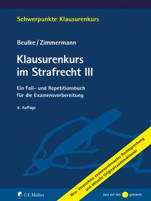 cover image of Klausurenkurs im Strafrecht III